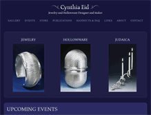 Tablet Screenshot of cynthiaeid.com